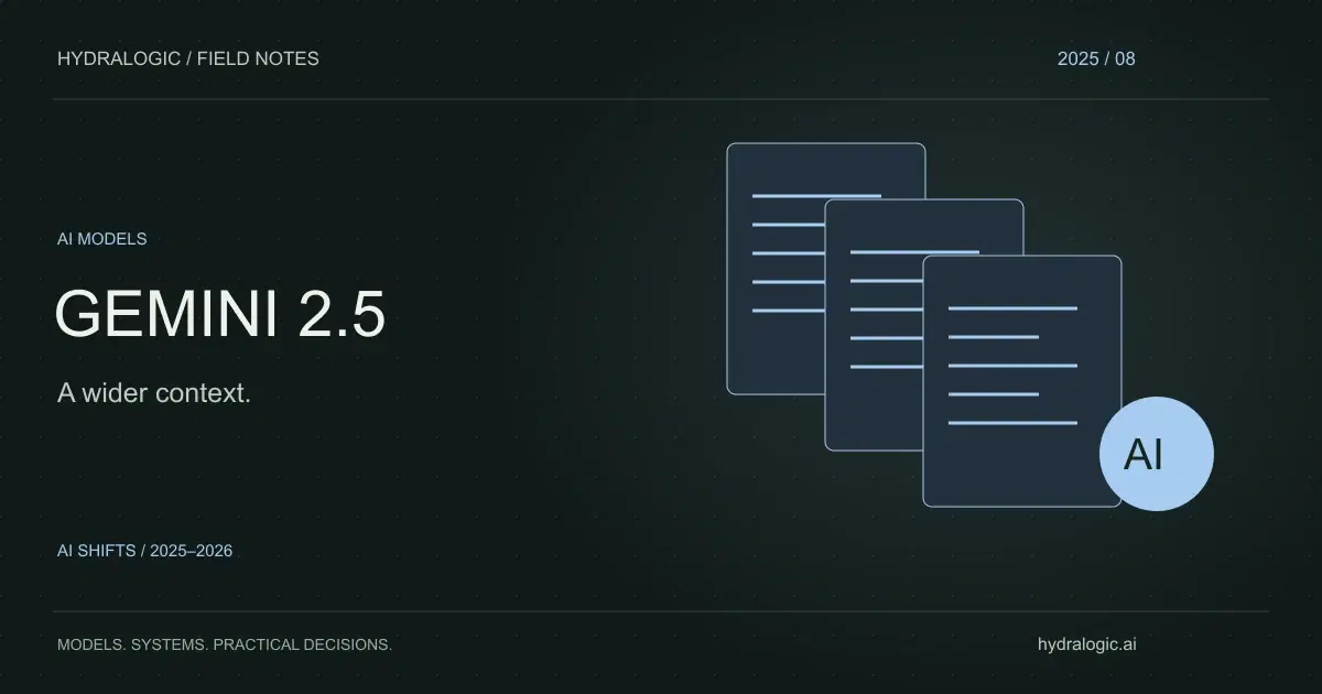 An original illustration of documents and media converging into a shared context window.